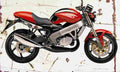 Cagiva 125Planet 2001 Aged Vintage A4 Photo Print
