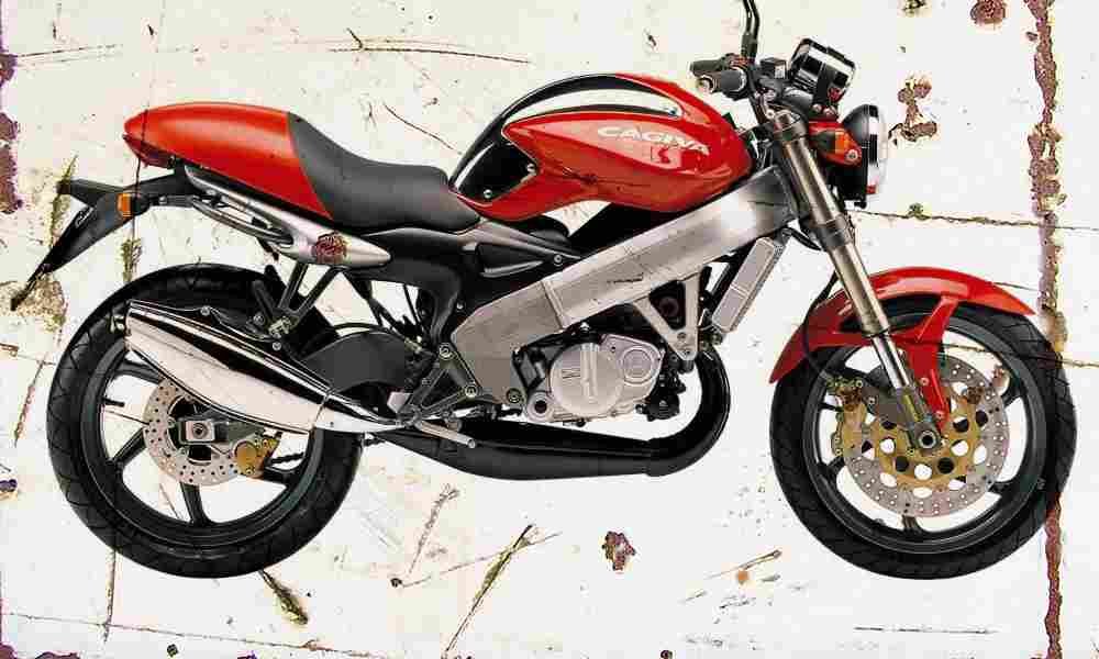 Cagiva 125Planet 2001 Aged Vintage A4 Photo Print