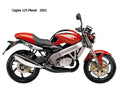 Cagiva 125Planet 2001 motorbike A4 Photo Print