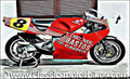 Cagiva 500 Gp motorbike A4 Photo Print
