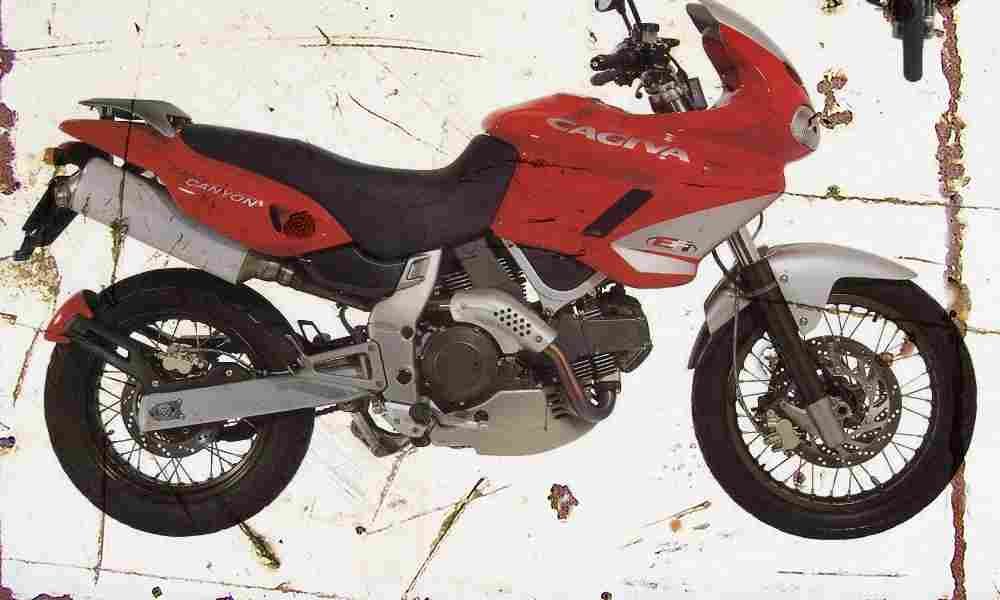 Cagiva 900 GranCanyon 1998 Aged Vintage A4 Photo Print