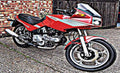 Cagiva Alluzurra motorbike A4 Photo Print