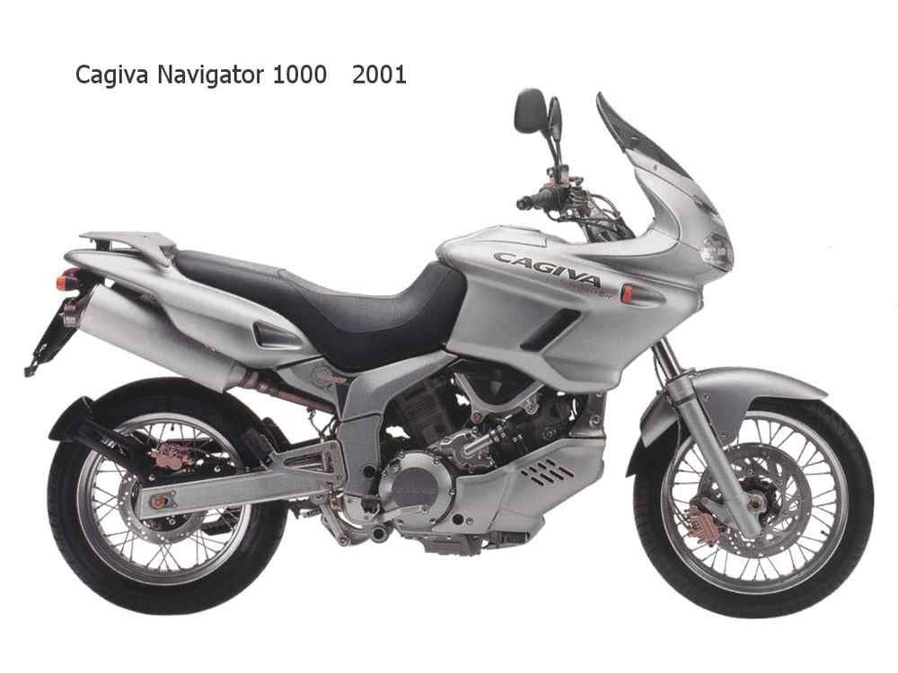 Cagiva Navigator1000 2001 motorbike A4 Photo Print