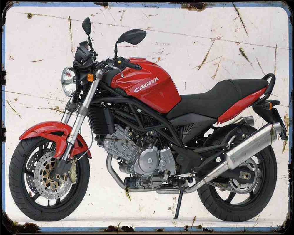 Cagiva Raptor 650 01 2 Motorbike Vintage Aged A4 Photo Print