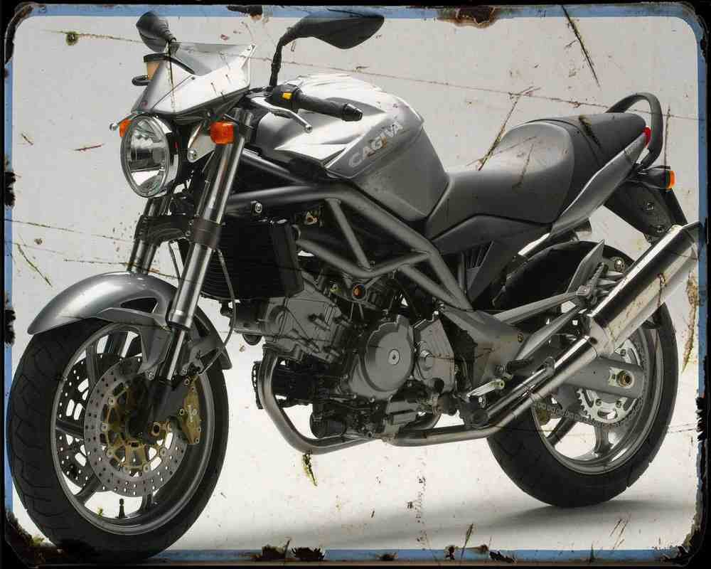 Cagiva Raptor 650 05 1 Motorbike Vintage Aged A4 Photo Print
