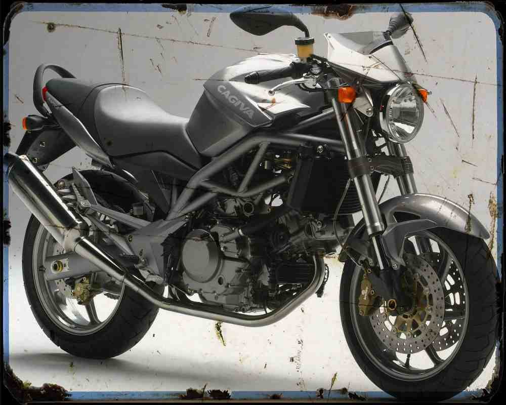 Cagiva Raptor 650 05 2 Motorbike Vintage Aged A4 Photo Print