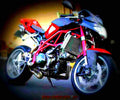 Cagiva V Raptor 650 2001 2 motorbike A4 Photo Print