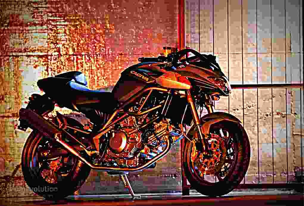 Cagiva V Raptor 650 2003 5 motorbike A4 Photo Print