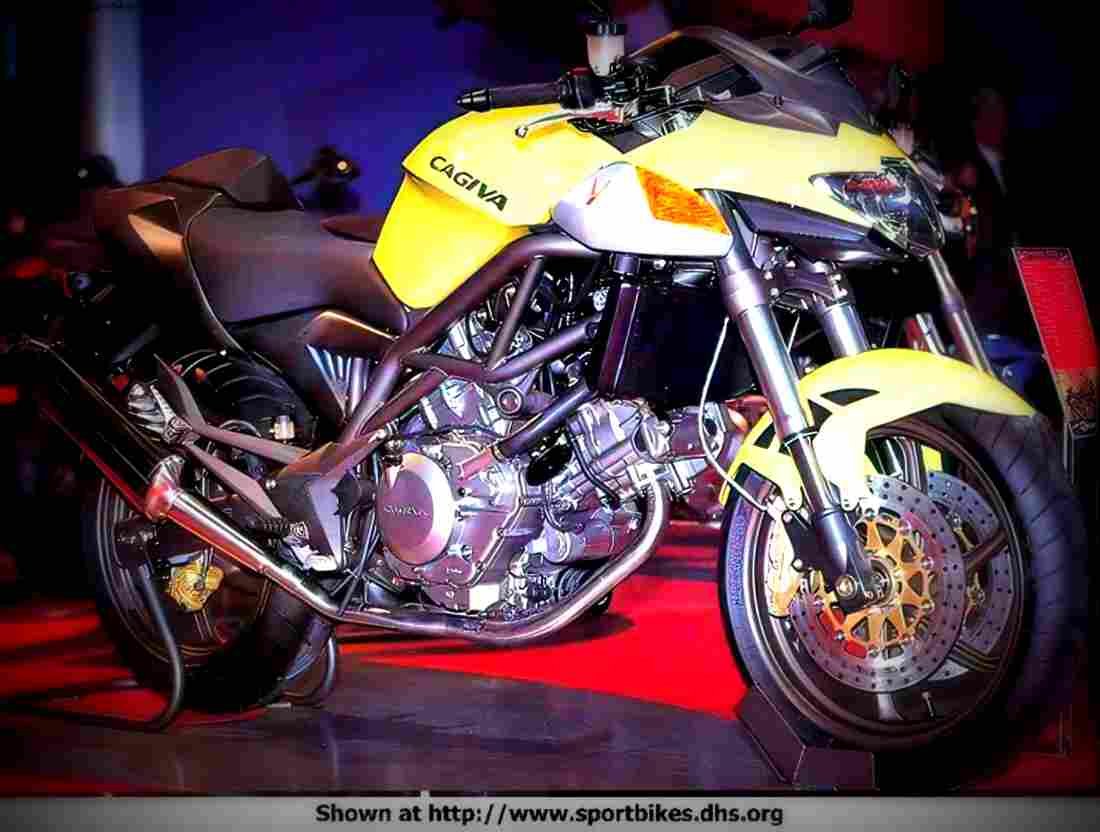 Cagiva V Raptor 650 2004 6 motorbike A4 Photo Print