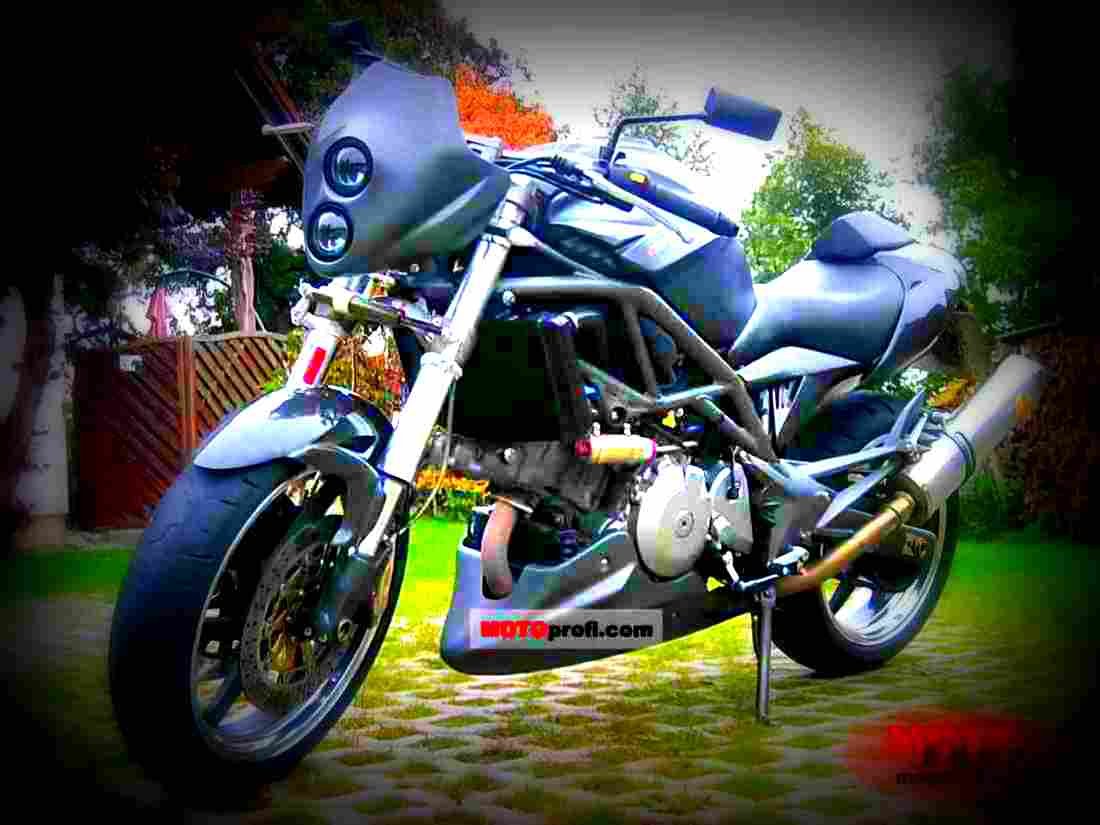 Cagiva Xtra Raptor 1000 2004 3 motorbike A4 Photo Print