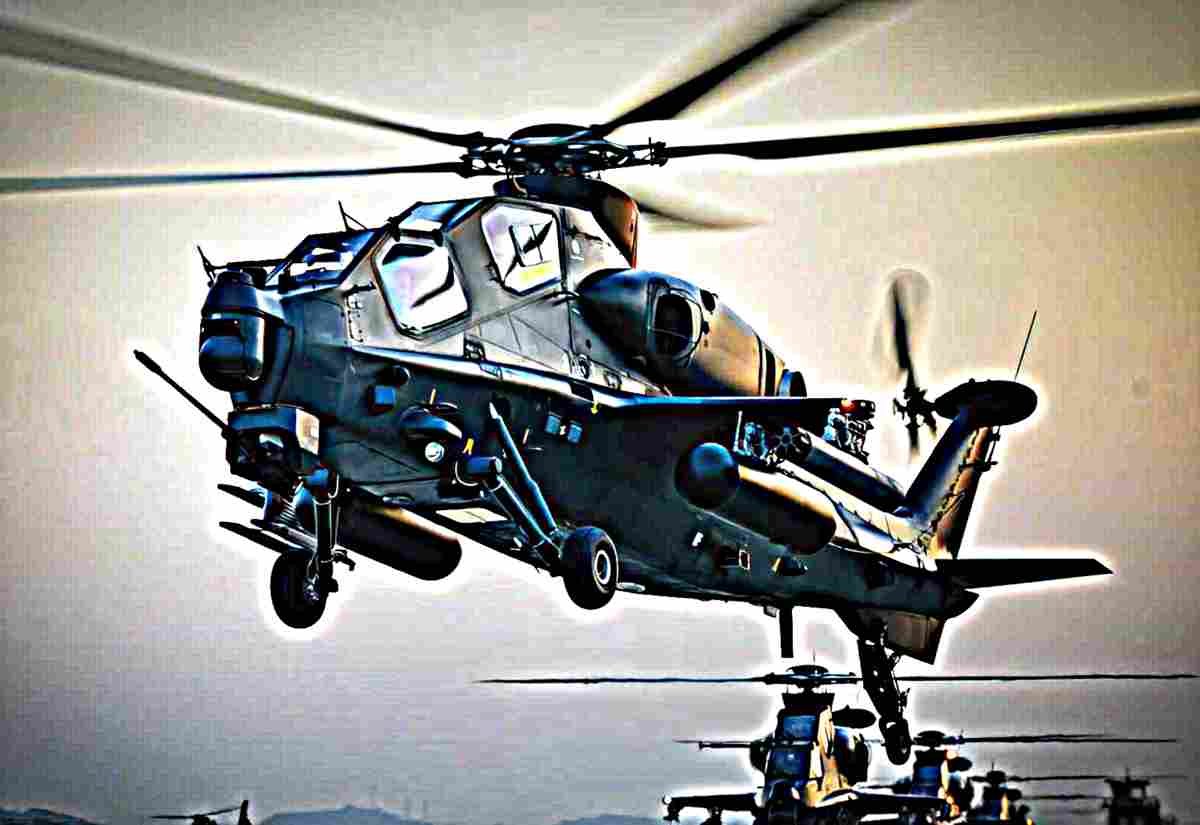 Caic Z10 Attack Helicopter 2 (2) Military A4 Photo Print
