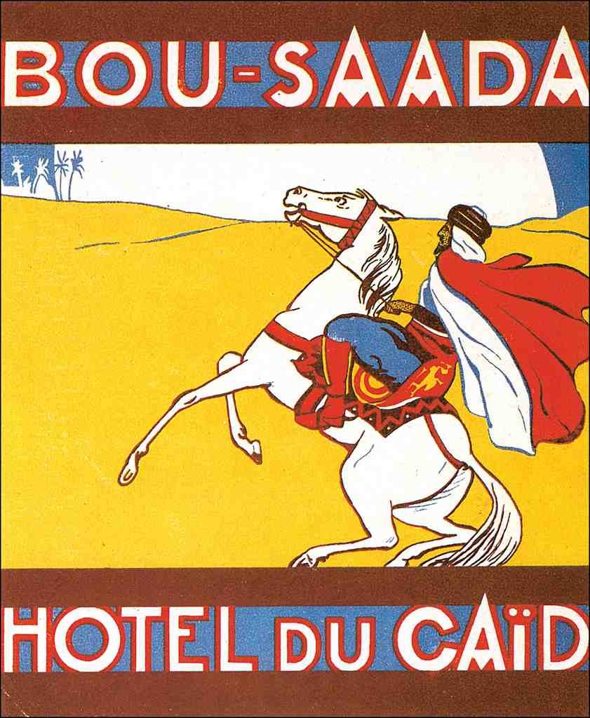Caid Luggage Label Vintage A4 Photo Print