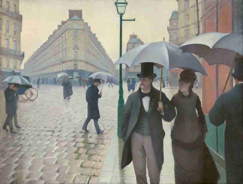 Caillebotte Gustave 1848 1894 Paris Street rainy day 1877 A4 Photo Print