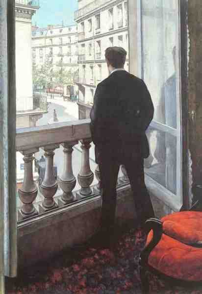Caillebotte Gustave A Young Man At His Window 5 A4 Photo Print