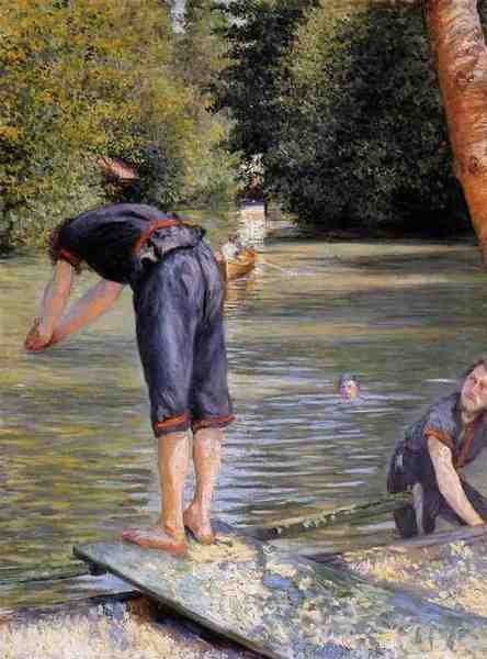 Caillebotte Gustave Bathers 5 A4 Photo Print