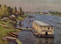 Caillebotte Gustave Boathouse In Argenteuil 5 A4 Photo Print