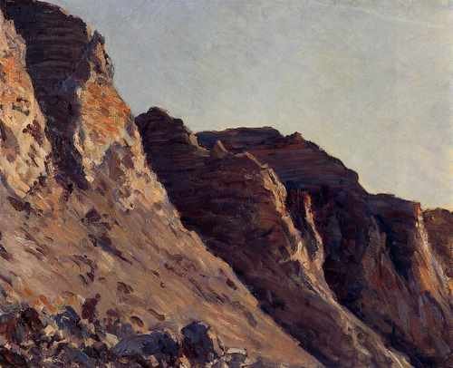 Caillebotte Gustave Cliff At Villers Sur Mer A4 Photo Print
