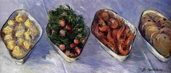 Caillebotte Gustave Hors D Oeuvre 5 A4 Photo Print