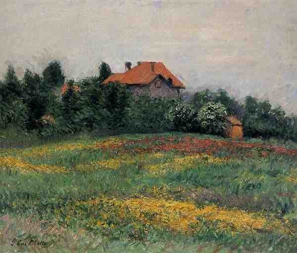 Caillebotte Gustave Norman Landscape 5 A4 Photo Print
