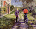 Caillebotte Gustave Rising Road 5 A4 Photo Print