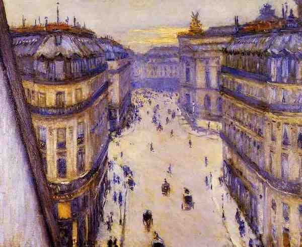 Caillebotte Gustave Rue Halevy Seen From The Sixth Floor 5 A4 Photo Print