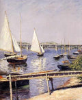 Caillebotte Gustave Sailing Boats At Argenteuil A4 Photo Print