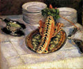Caillebotte Gustave Still Life With Crayfish 5 A4 Photo Print