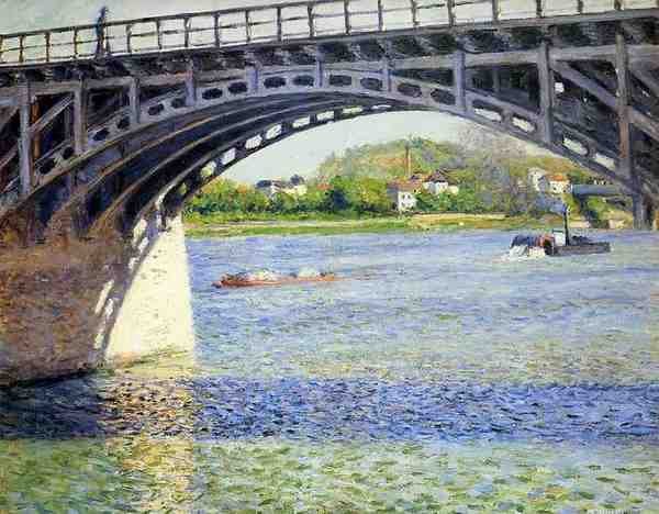 Caillebotte Gustave The Argenteuil Bridge And The Seine 5 A4 Photo Print