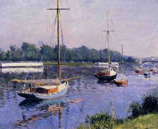Caillebotte Gustave The Basin At Argenteuil 5 A4 Photo Print