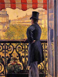 Caillebotte Gustave The Man On The Balcony2 5 A4 Photo Print