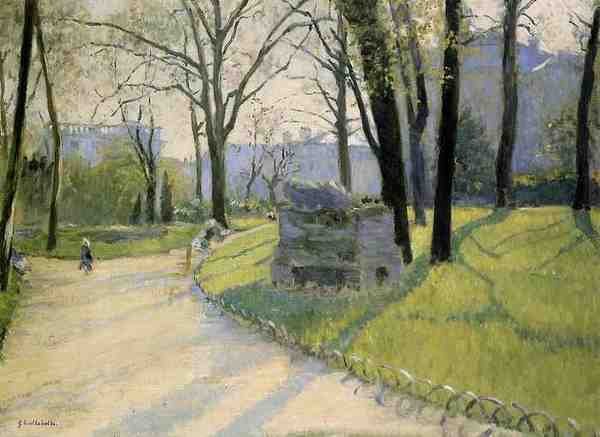 Caillebotte Gustave The Parc Monceau 5 A4 Photo Print