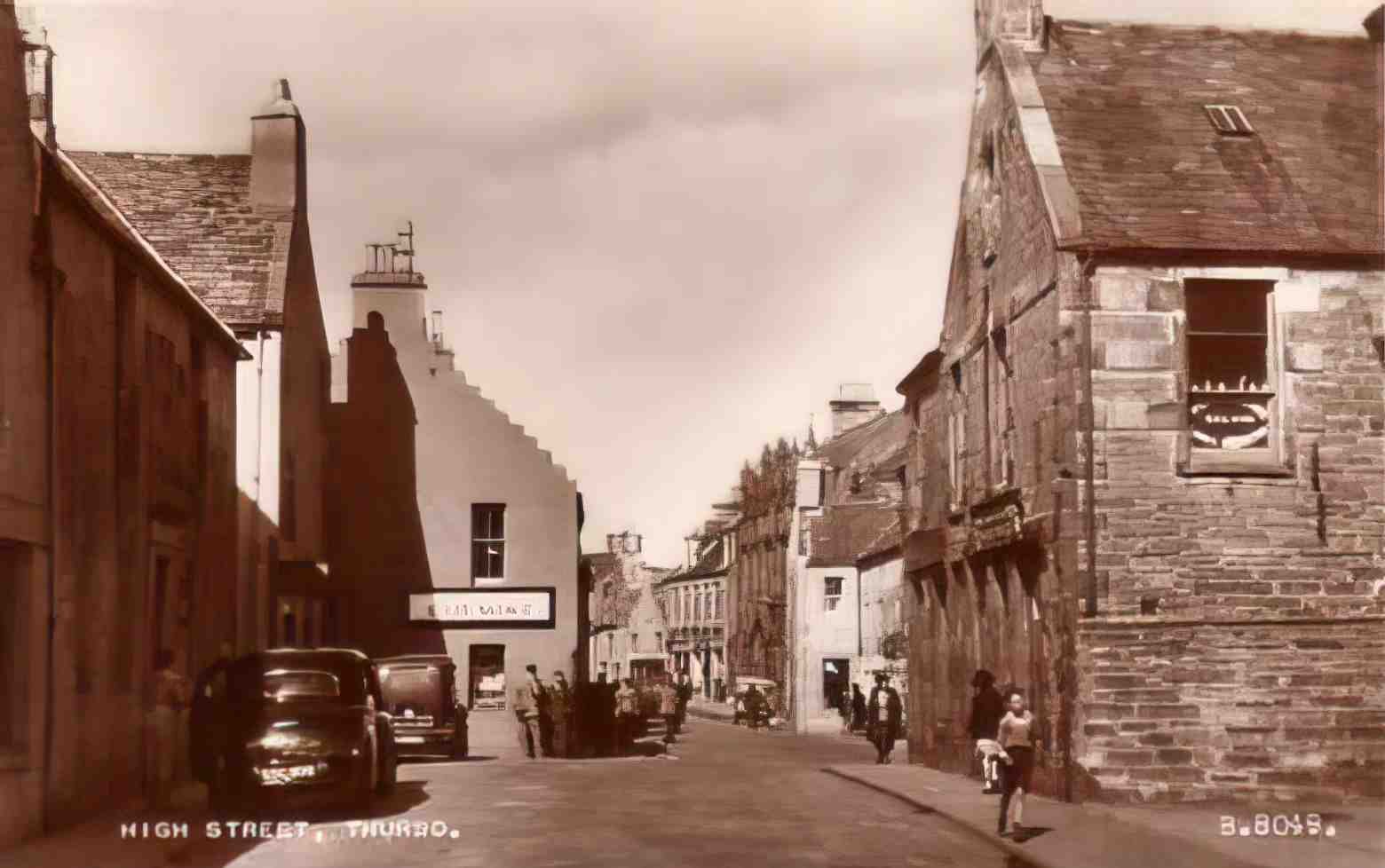 Caithness Thurso High Street 1950s Vintage A4 Photo Print