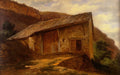 Calame Alexandre A farm House On The Side Of A Mountain Art A4 Photo Print