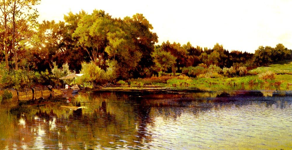 Calame Alexandre Bord Du Lac Art A4 Photo Print