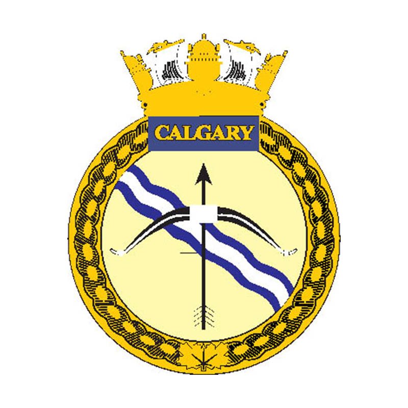 Calgary Ship Badge N3960 A4 Photo Print