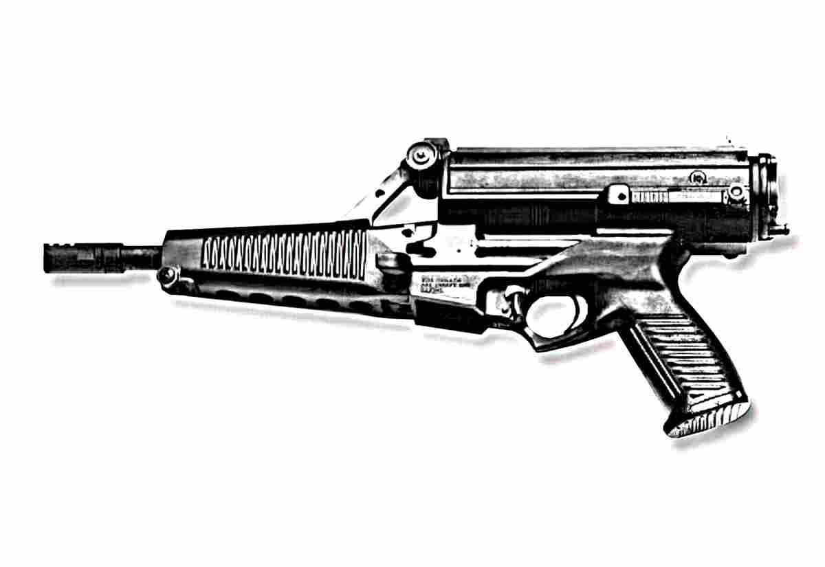 Calico M960 (2) Military A4 Photo Print