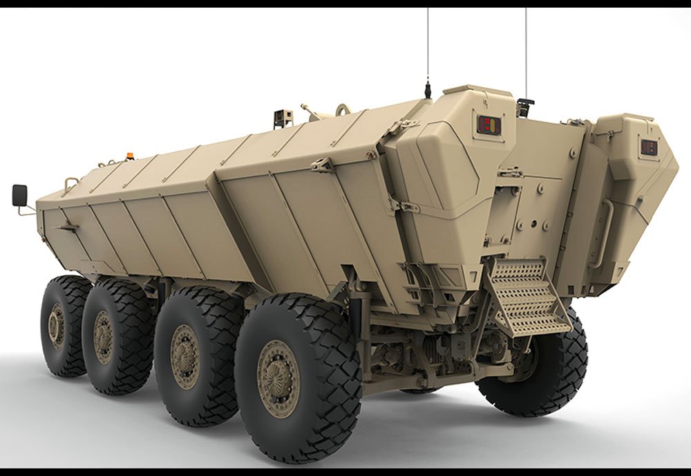 Calidius Wahash 8x8 Wheeled Armored Fighting Vehicle Uae 2 Military A4 Photo Print