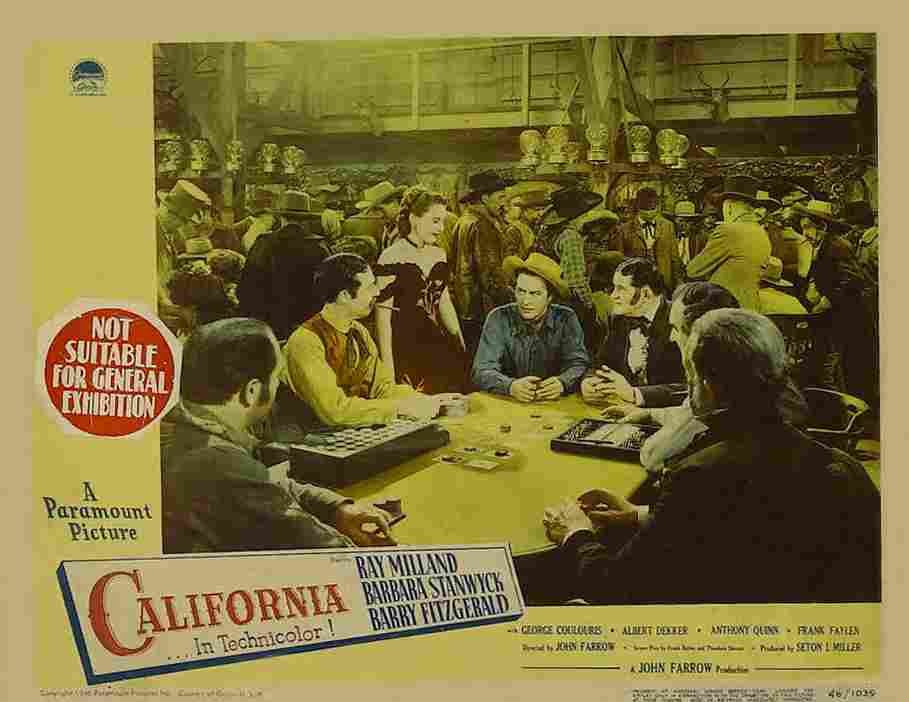 California 1946 09  film star poster A4 Photo Print