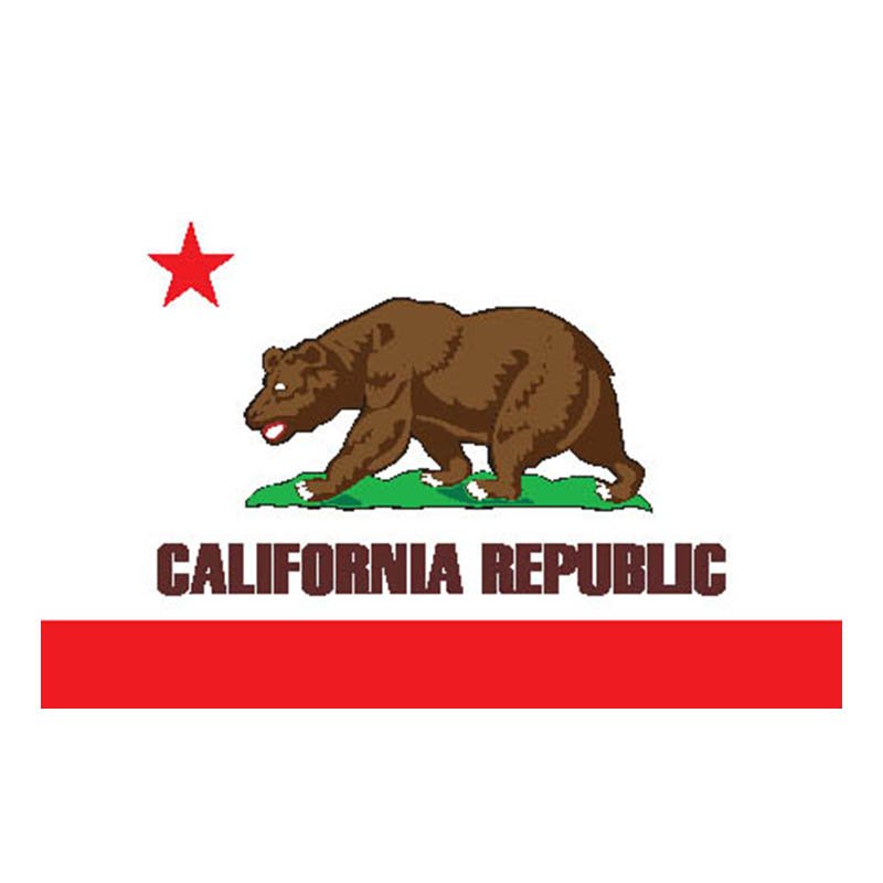 California Flag N1276 A4 Photo Print