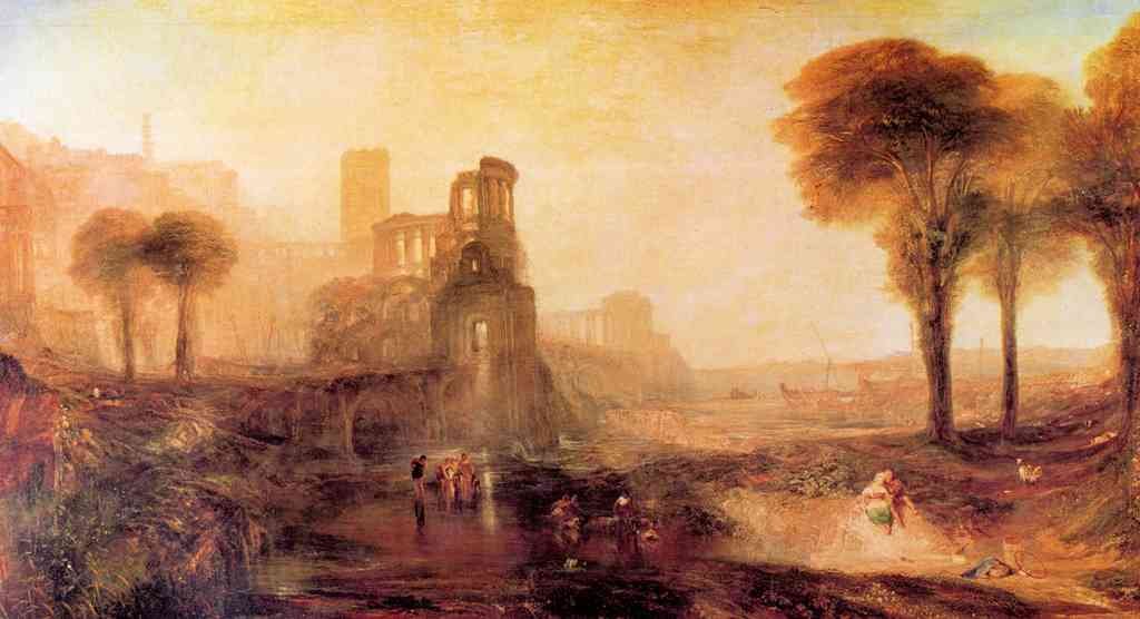 Caligulas Palace And Bridge Joseph Mallord Turner A4 Photo Print
