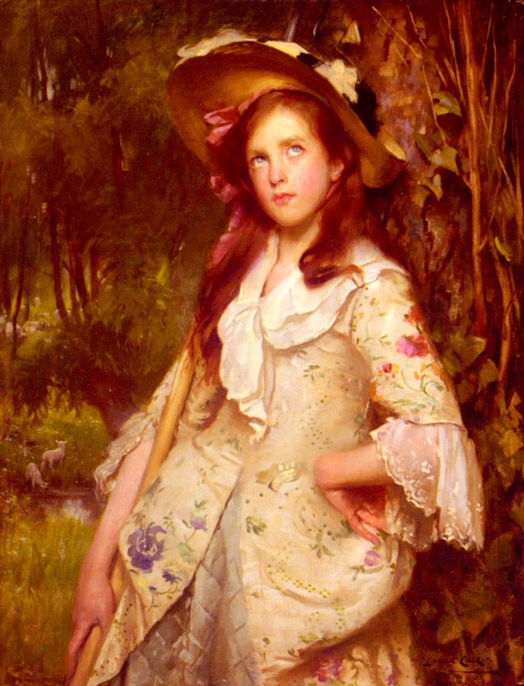 Calkin Lance The Young Shepherdess Art A4 Photo Print
