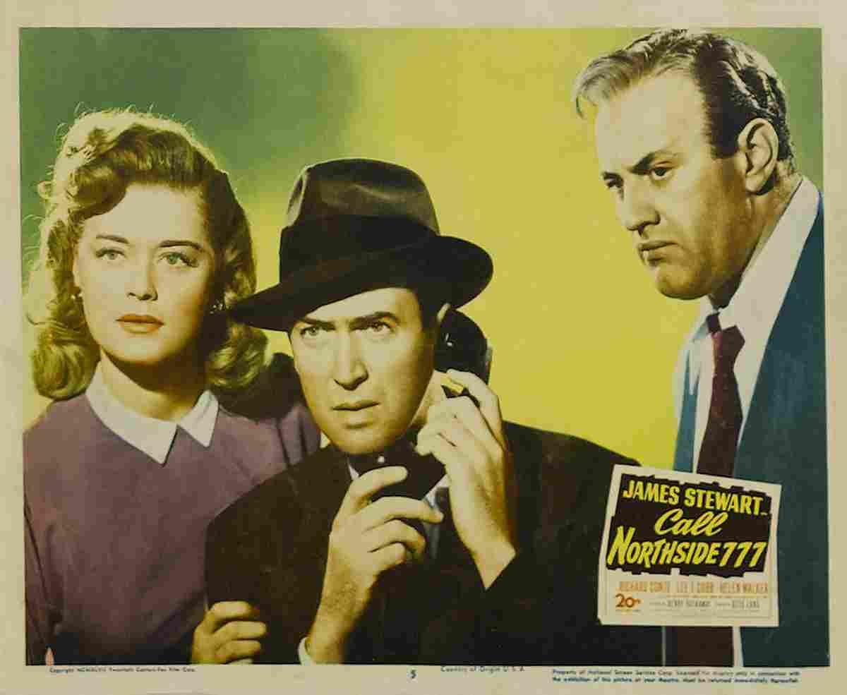 Call Northside 777 07  film star poster A4 Photo Print