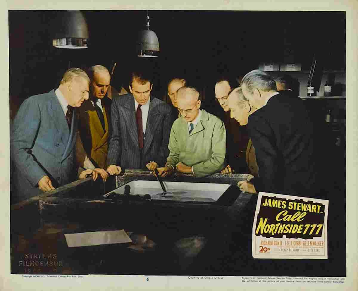 Call Northside 777 08  film star poster A4 Photo Print