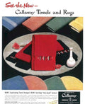 Callaway Towels Rugs Vintage Retro Advert Poster A4 Photo Print
