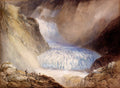 Callow William Glacier du Rhone And The Garlingstock Art A4 Photo Print