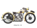 Calthorpe 350 1930 motorbike A4 Photo Print