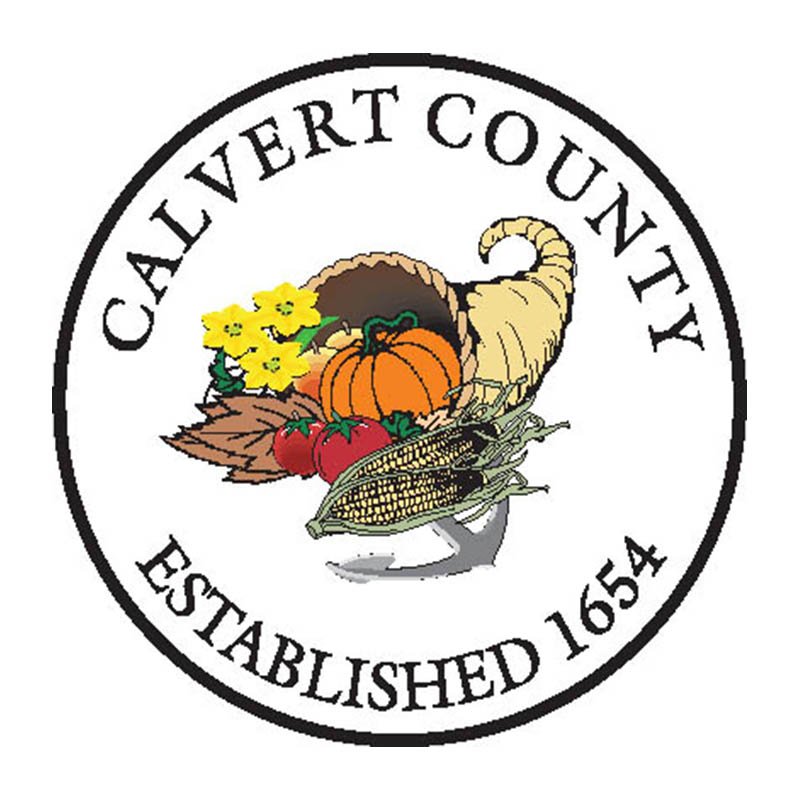 Calvert County Seal N4759 A4 Photo Print