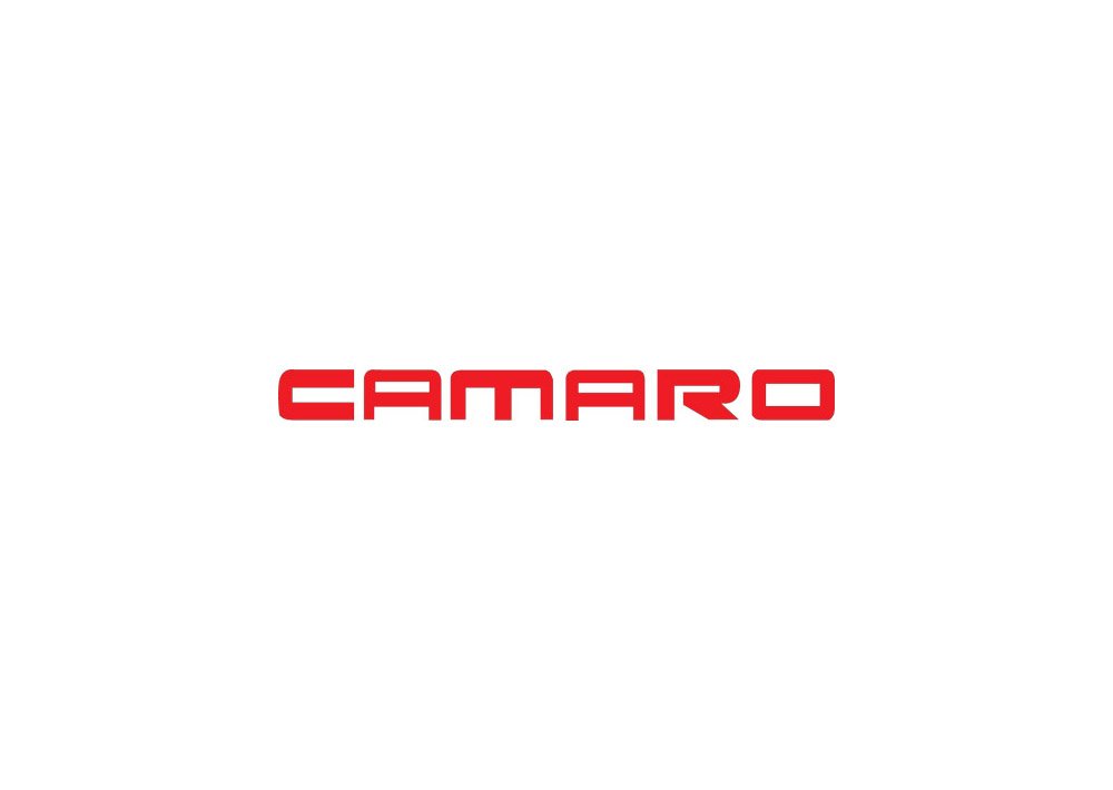 Camaro Logo A4 Photo Print