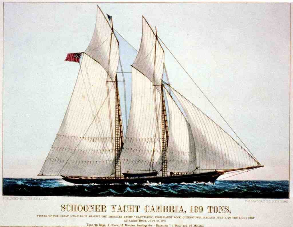 Cambria Ship Vintage A4 Photo Print
