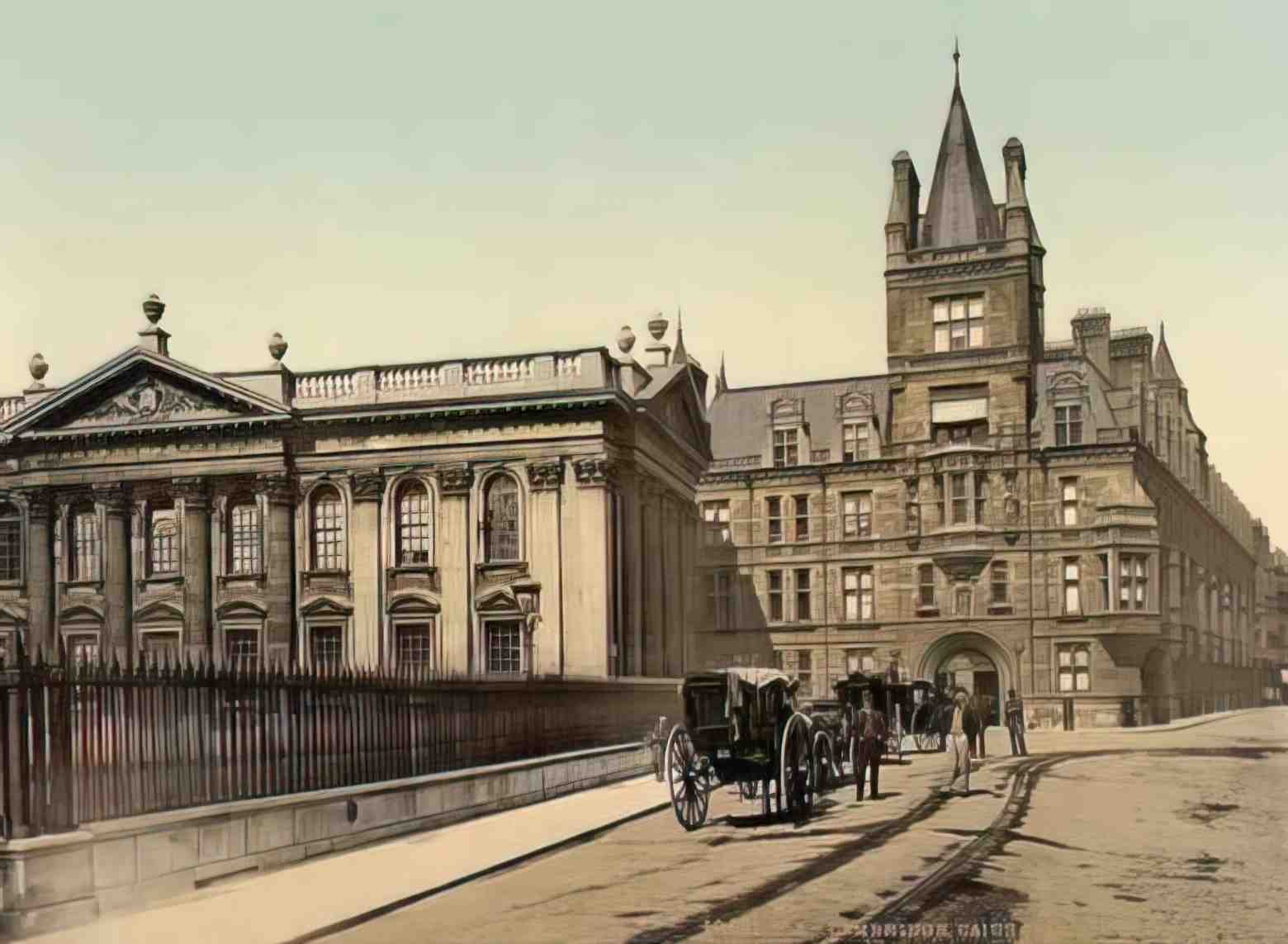 Cambridgeshire Cambridge Caius College Vintage A4 Photo Print